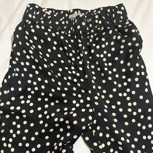 H&M Black and White Polka Dot Pants